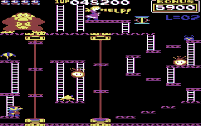 Donkey Kong (Atarisoft) - Screenshot - Gameplay