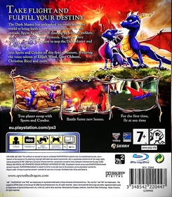 The Legend of Spyro: Dawn of the Dragon - Box - Back