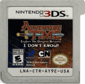 Adventure Time: Explore the Dungeon Because I Don't Know! - Cart - Front