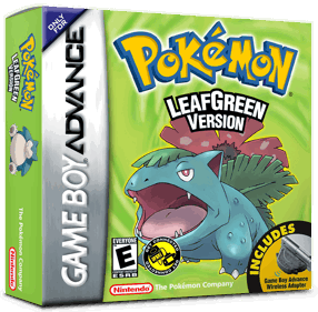 Pokémon LeafGreen Version - Box - 3D