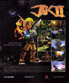 Jak II - Advertisement Flyer - Front