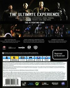 Mortal Kombat XL - Box - Back