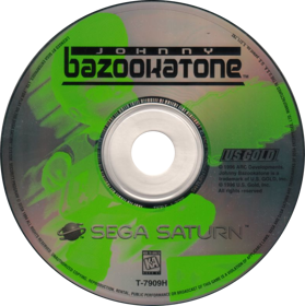 Johnny Bazookatone - Disc Image