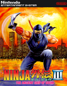 Ninja Gaiden III: The Ancient Ship of Doom - Fanart - Box - Front