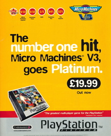 Micro Machines V3 - Advertisement Flyer - Front