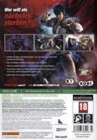 Fist of the North Star: Ken's Rage 2 - Box - Back