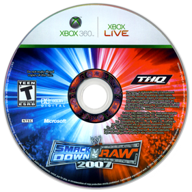 WWE SmackDown vs. Raw 2007 - Disc