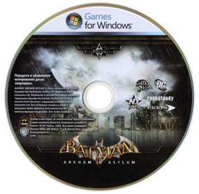 Batman: Arkham Asylum Game of the Year Edition - Disc