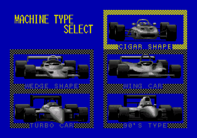 F1 Circus CD - Screenshot - Game Select