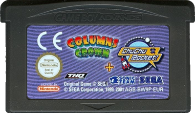 2 Games in 1: Columns Crown + ChuChu Rocket! - Cart - Front Image