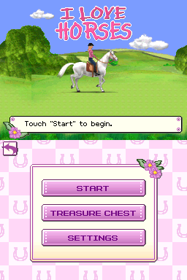 I Love Horses - Screenshot - Game Title