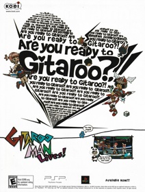 Gitaroo Man Lives! - Advertisement Flyer - Front