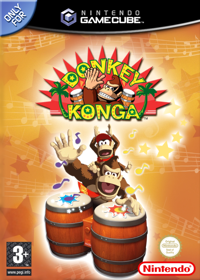 Donkey Konga - Box - Front - Reconstructed