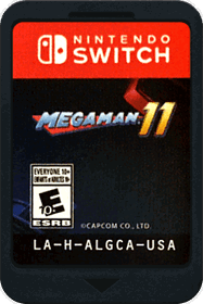Mega Man 11 - Cart - Front