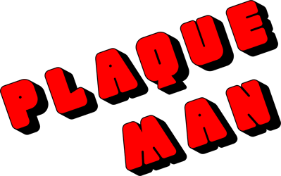 Plaque Man - Clear Logo