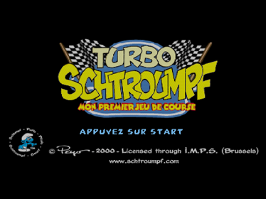 Smurf Racer! - Screenshot - Game Title