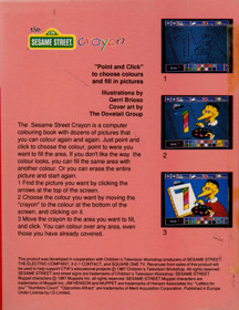 The Sesame Street Crayon: Numbers Count - Box - Back Image