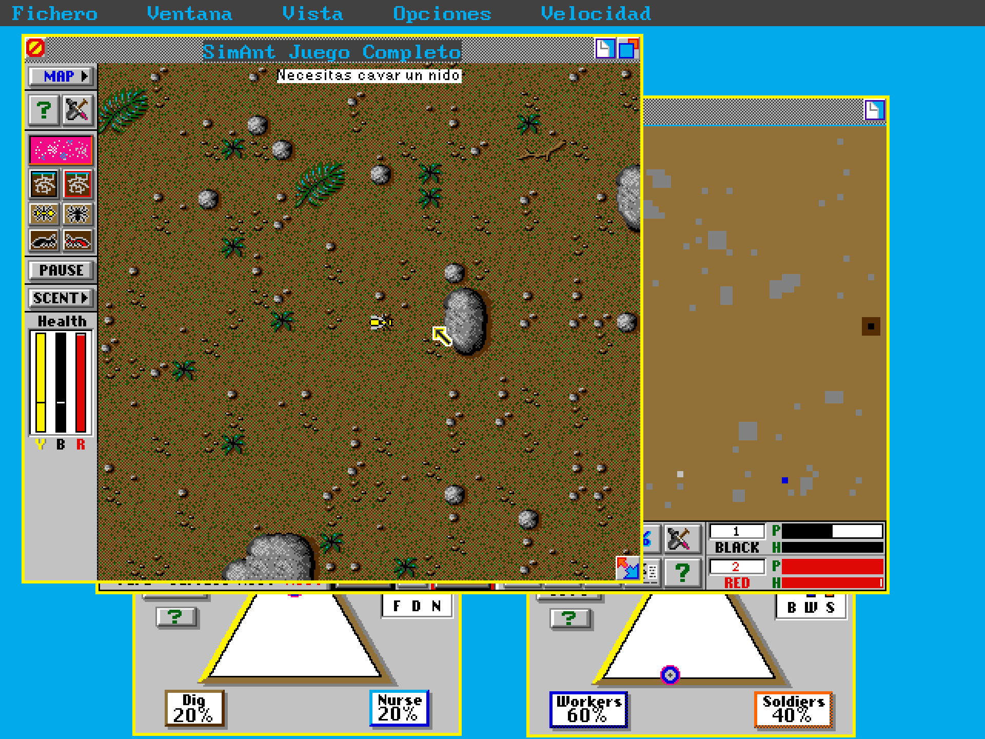 SimAnt: The Electronic Ant Colony