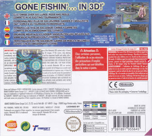 Angler's Club: Ultimate Bass Fishing 3D - Box - Back