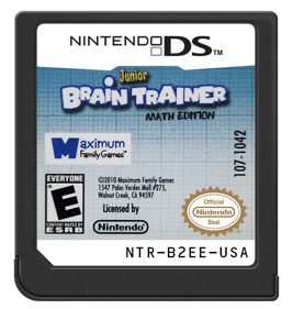Junior Brain Trainer: Math Edition - Cart - Front Image