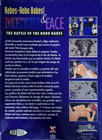 Metal & Lace: The Battle of the Robo Babes - Box - Back