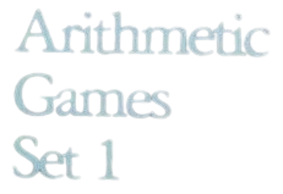 Arithmetic Games Set 1 - Clear Logo