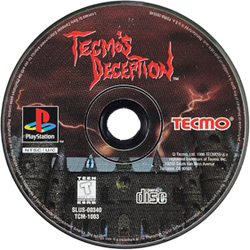 Tecmo's Deception: Invitation to Darkness - Disc Image