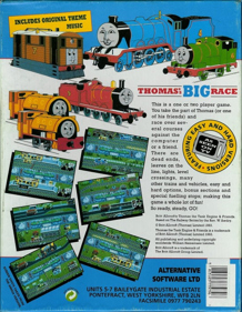 Thomas the Tank Engine & Friends: Thomas's Big Race - Box - Back
