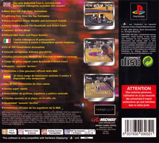 NBA Hoopz - Box - Back Image