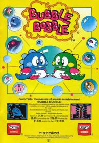 Bubble Bobble - Advertisement Flyer - Front