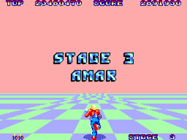 Space Harrier - Screenshot - Gameplay