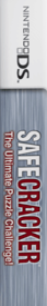 Safecracker: The Ultimate Puzzle Challenge! - Box - Spine