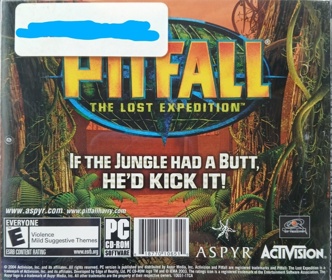 Pitfall: The Lost Expedition - Box - Back