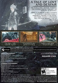 NieR Replicant Ver.1.22474487139... - Fanart - Box - Back