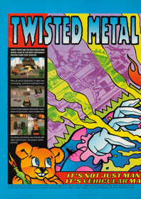 Twisted Metal 2 - Advertisement Flyer - Front