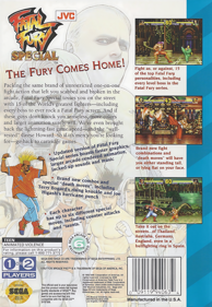 Fatal Fury Special - Box - Back Image