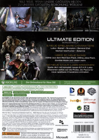 Injustice: Gods Among Us: Ultimate Edition - Box - Back