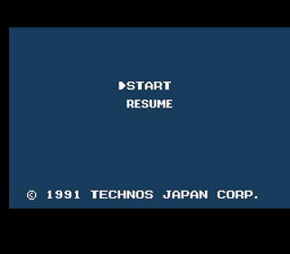 Downtown Special: Kunio-kun no Jidaigeki da yo Zen'in Shūgō! - Screenshot - Game Select