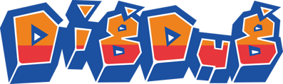 Dig Dug - Clear Logo