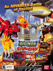 Digimon Battle Spirit - Advertisement Flyer - Front