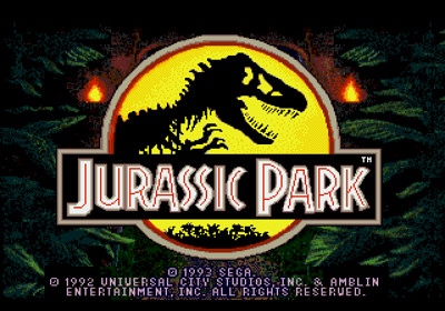 Jurassic Park - Screenshot - Game Title Image