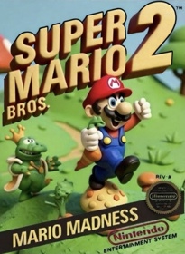 Super Mario Bros. 2 - Fanart - Box - Front