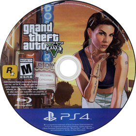 Grand Theft Auto V - Disc Image