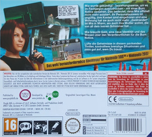 Secret Agent Files: Miami - Box - Back