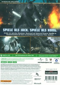 Peter Jackson's King Kong: The official Game of the Movie - Box - Back
