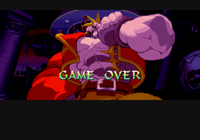 Night Warriors: Darkstalkers' Revenge - Screenshot - Game Over