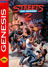 Streets of Rage 2 - Fanart - Box - Front