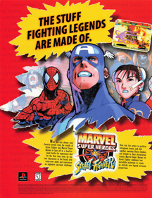 Marvel Super Heroes vs. Street Fighter - Advertisement Flyer - Front