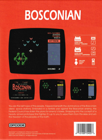 Bosconian - Box - Back