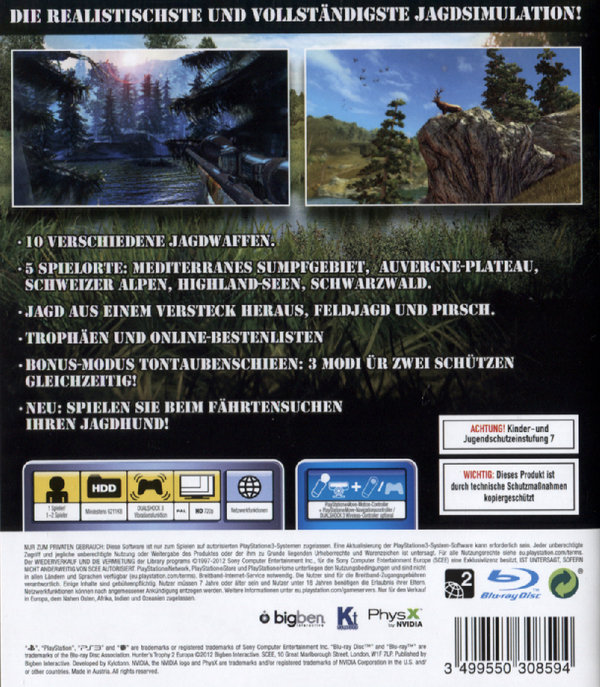 Jeu Wii U : Hunter's Trophy 2 Europa (PAL) - Complet Et Bon état - Rare